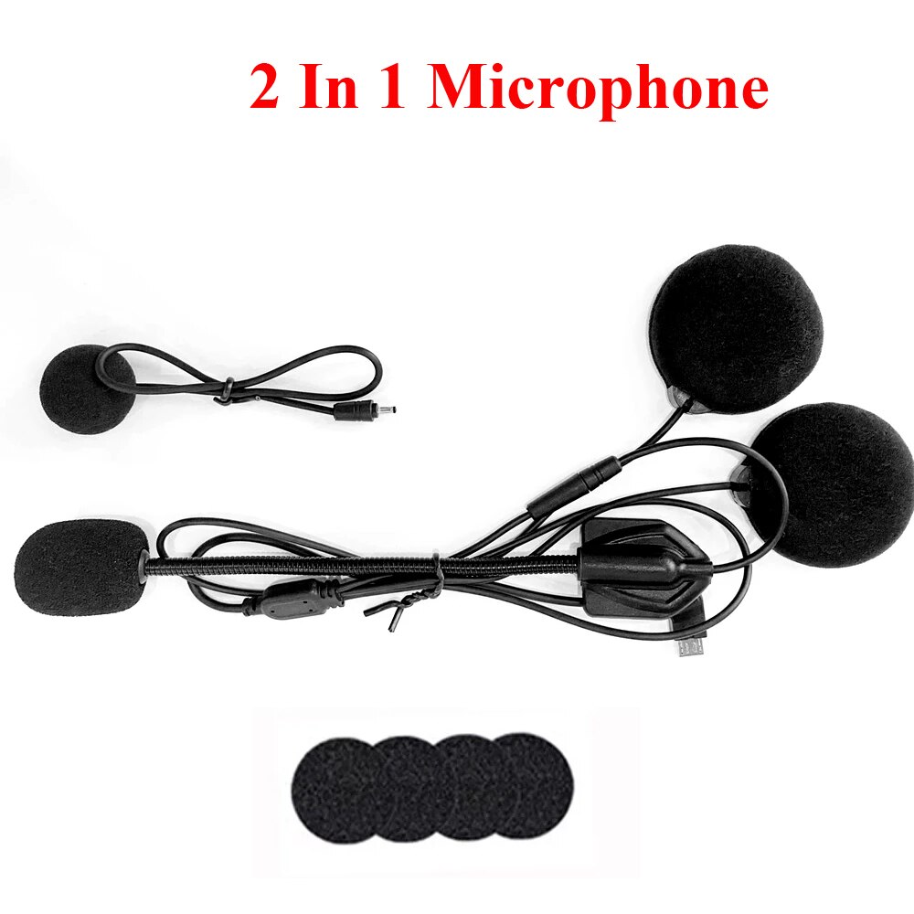 Motorfiets groep intercom helm maxto  m2 originele onderdelen zachte & harde microfoon headset klem accessoires