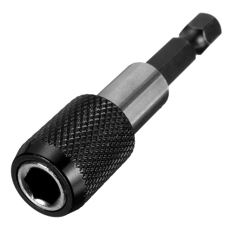 Drillpro 3pcs 1/4" Hex Magnetic Impact Screwdriver Set 60/80/120mm Screw Bit Holder Quick Release Socket Extension Bar Hand Tool