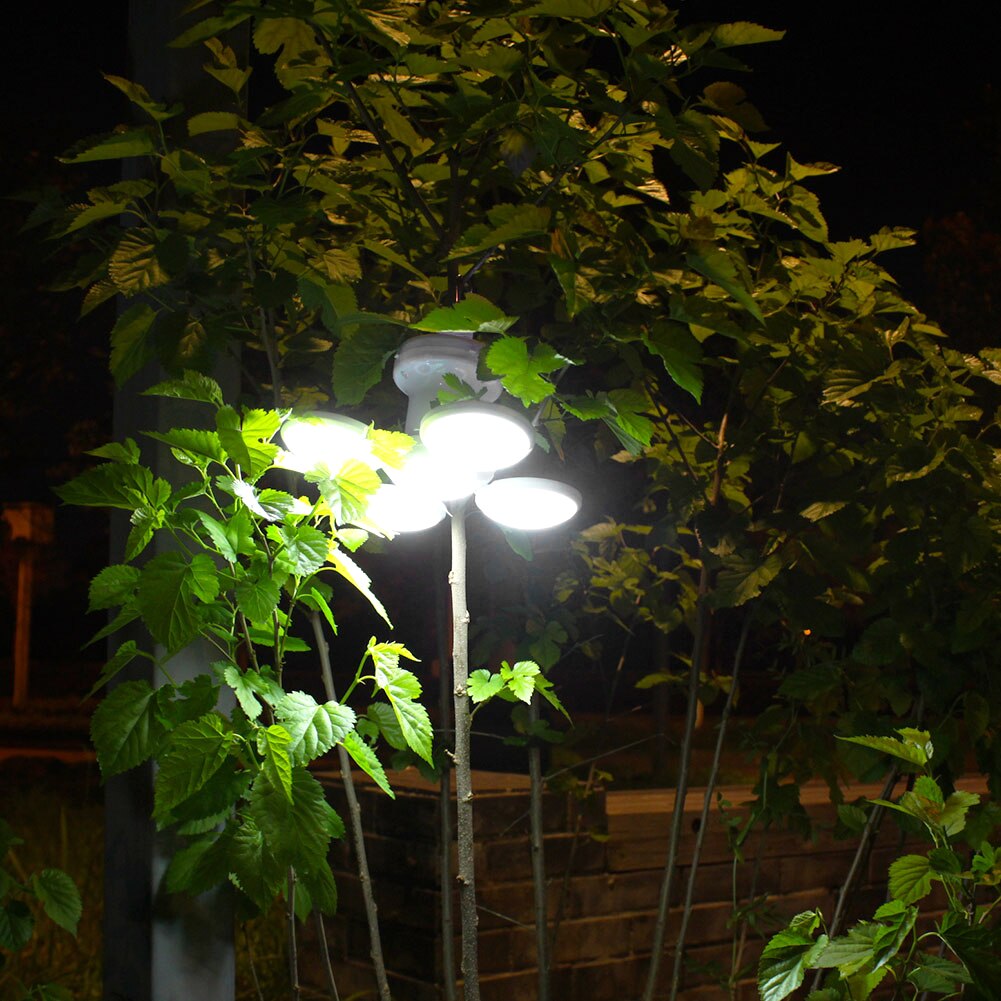 Ip65 waterdichte opvouwbare buitentent hanglampen 45 led solar bollamp buiten tuin camping hangende ledlamp
