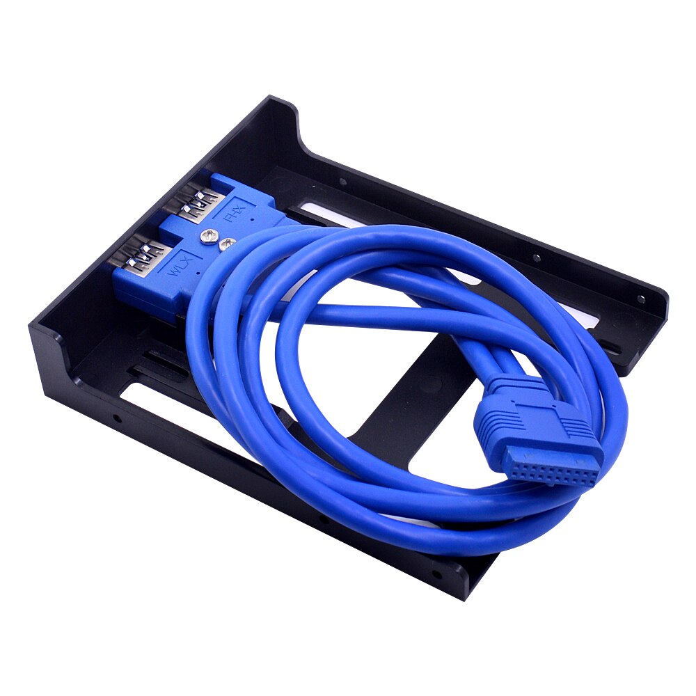 CHIPAL-adaptateur de câble FDD, 20 broches, 2 ports, Hub USB 3.0, support de câble FDD 3.5 ", support de disque souple