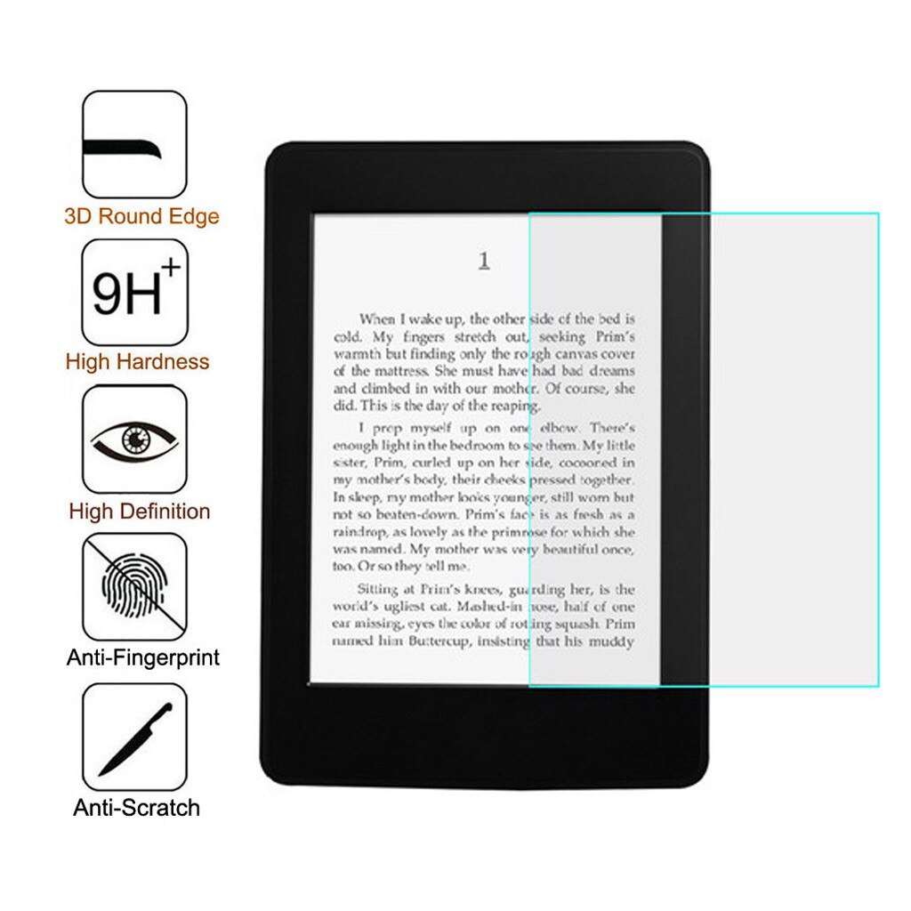 3pc displayschutzfolien aus gehärtetem glas für kindle youth 0.33mm, hd, klar, hohe härte, augenschutz, schutzfolie aus gehärtetem glas