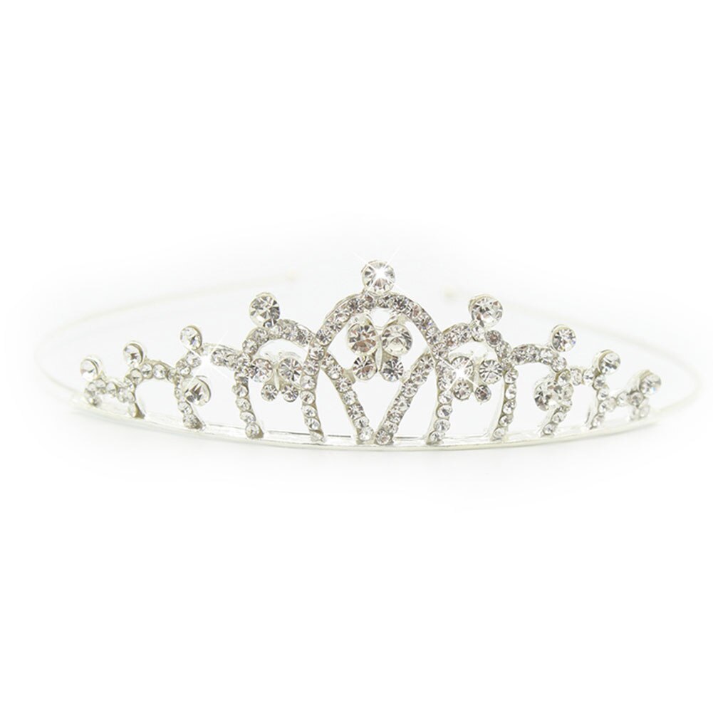 Bridal Wedding Crystal Tiara Headband Party Princess Prom Crown Kids Girl Hairband Hair Accessiories SMR88: 8903