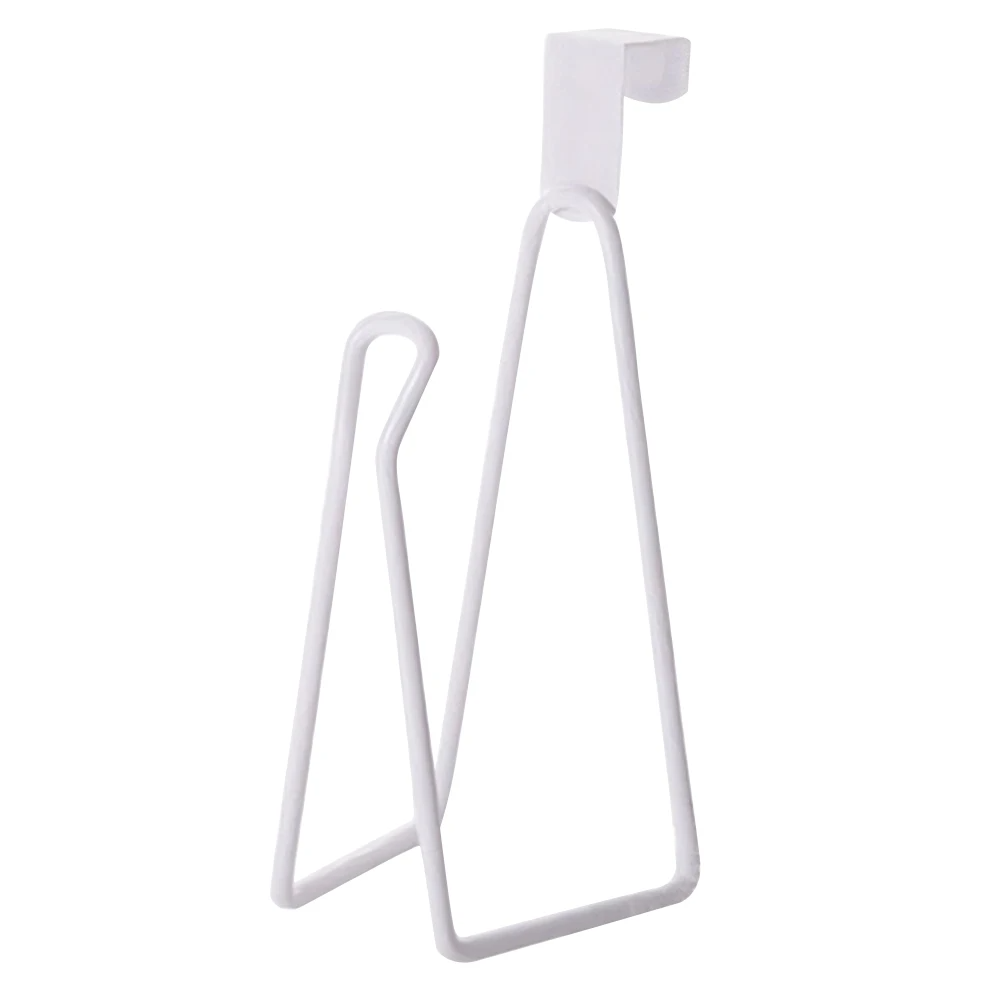 1 Pc Toilet Roll Paper Holder Organizer Wall Mount Storage Stand Kitchen Bathroom No Drill Tissue Towel Dispenser Stainless: WHITE