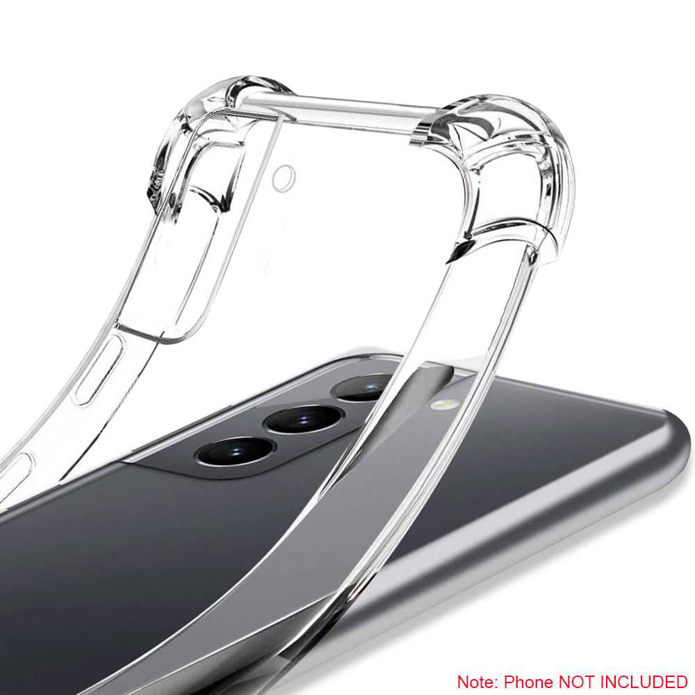 Custodia TPU Compatibile con Samsung Galaxy S21/5G Bordi Rinforzati Antiurto Flessibile Sottile Antishock Gel Bumper