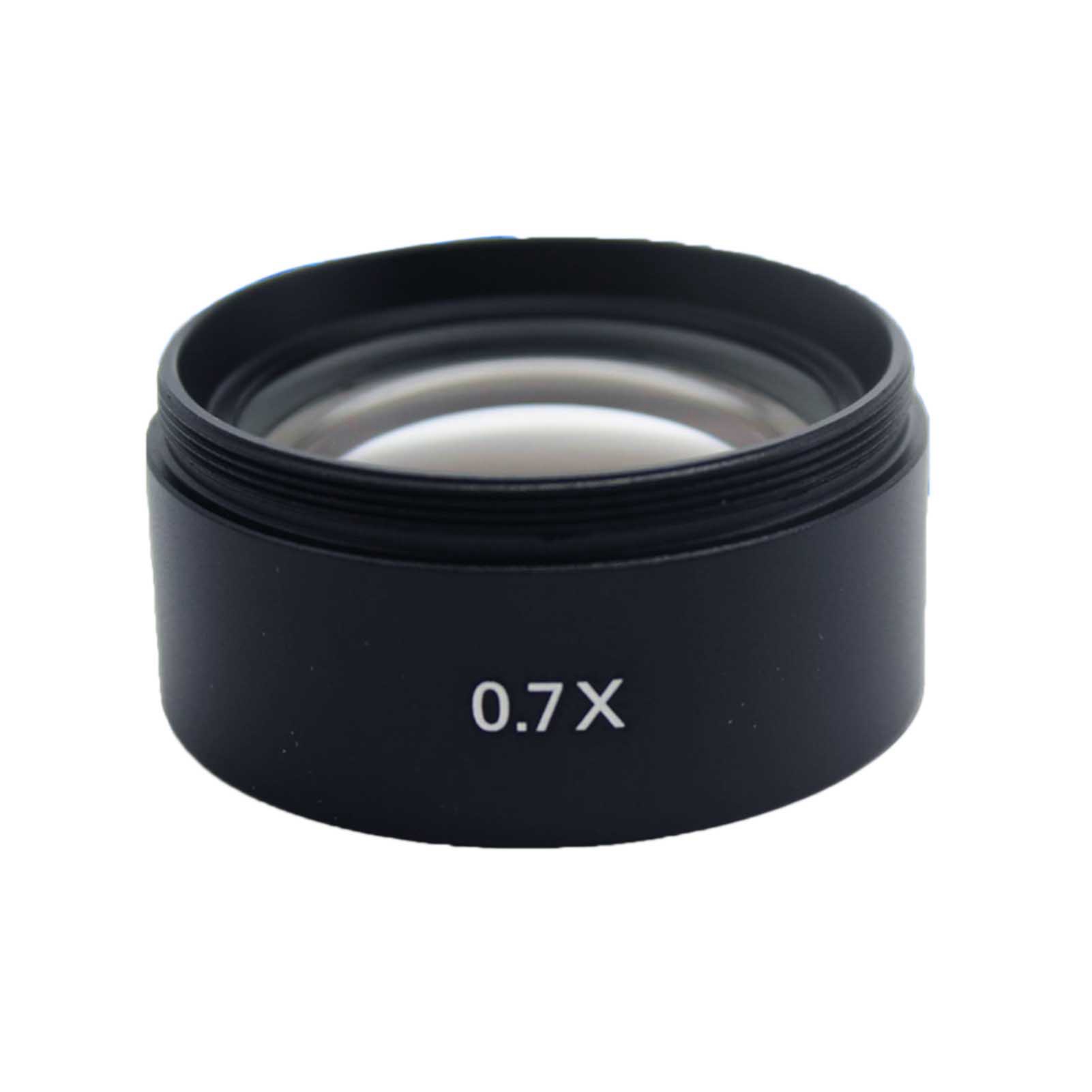 Stereo Microscope 0.3X 0.5X 0.75X 1.5X 2X Auxiliary Objective Barlow Lens 48mm: 0.7X
