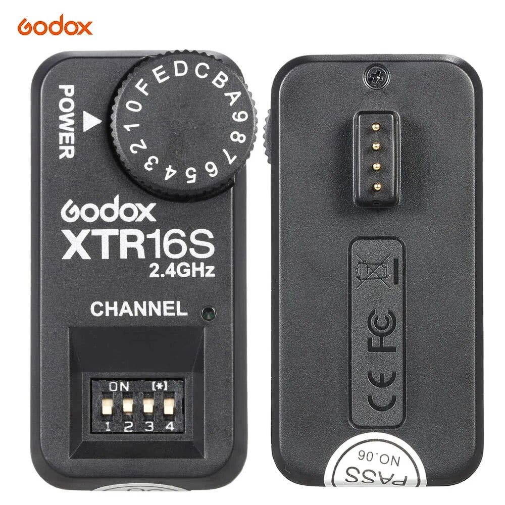 Godox XTR-16S 2.4G Wireless X-system Remote Control Flash Receiver for VING V860 V850 X1TS