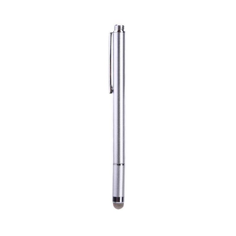 Universal smartphone caneta para apple lápis stylus android ios lenovo xiaomi samsung tablet caneta tela de toque desenho caneta para ipad: silver01