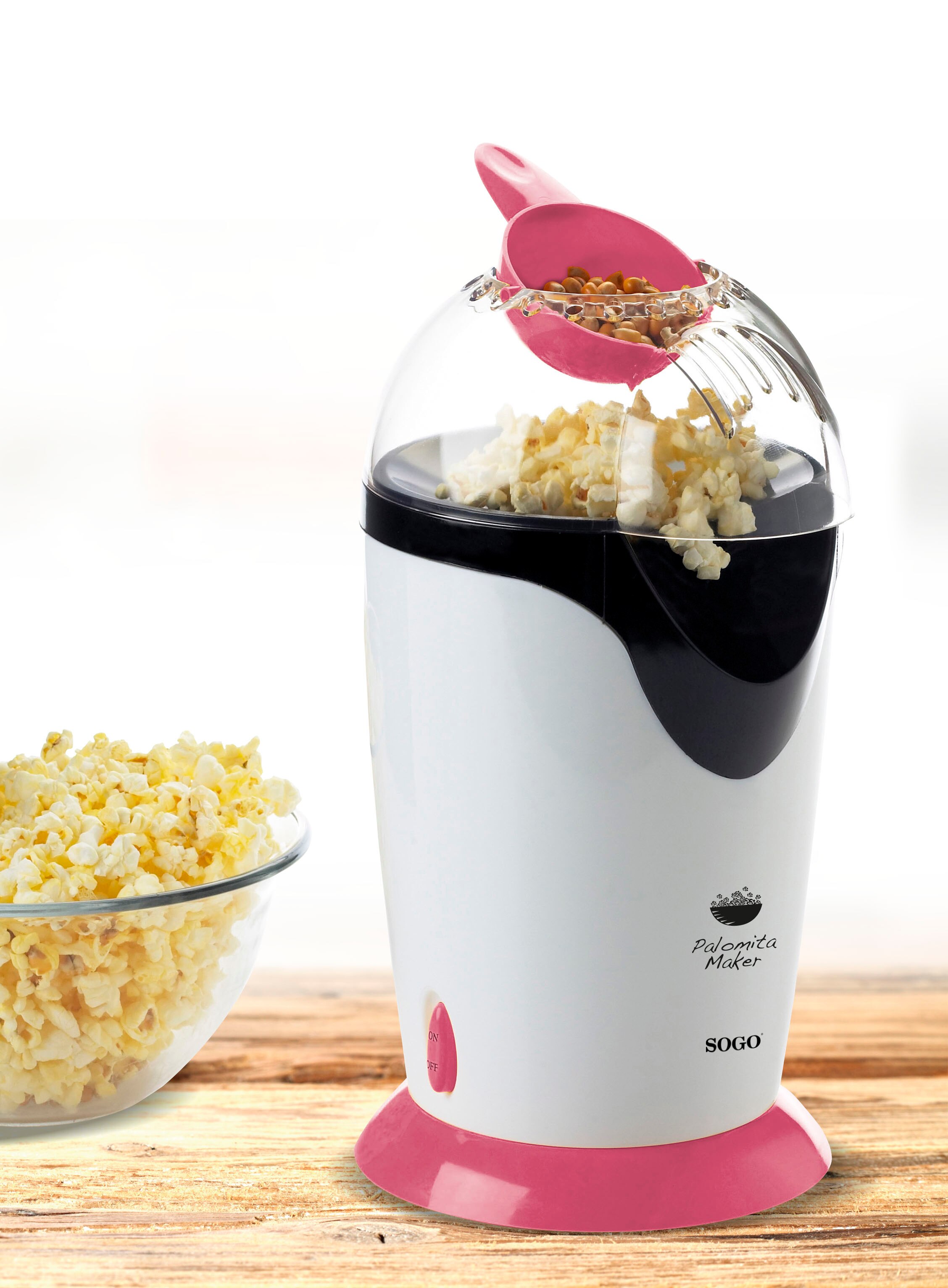 PALOMITERA SIN ACEITE - 1200W - ROSA