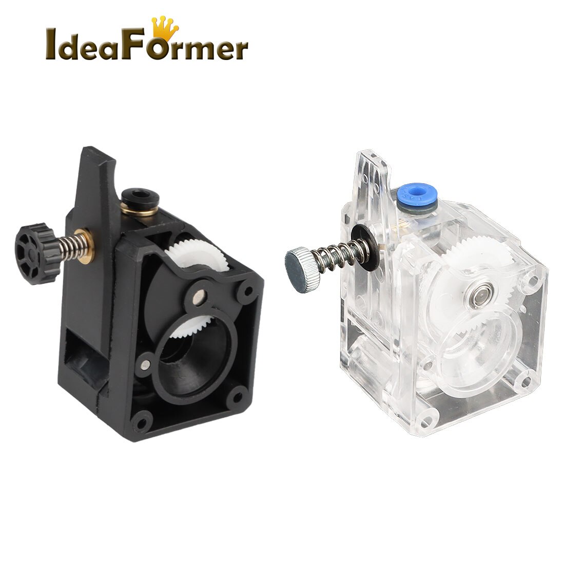 3D Printer Parts Extruder Clone Dual Drive Extruder Upgrade Bowden Extruder for 1.75mm PLA Filament for CR10 Blu-3 MK8 Reprap