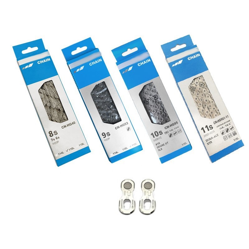 9/10/11 Speed Bike Chain HG53 HG54 HG95 HG701 HG901 Mtb Road Fiets Chain 116 Links Racing Fietsen Veranderen ketting Met Quick-Link