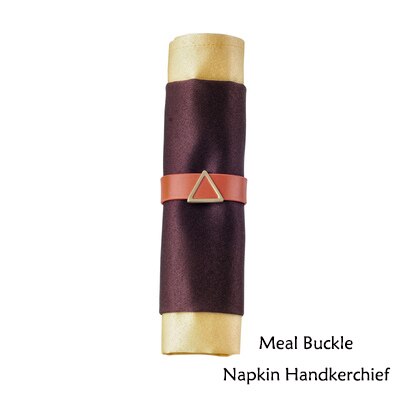 EECAMAIL Modern American Style Set Luxury Tableware European Western Plate Advanced Customization High Bone China: Napkin Handkerchief