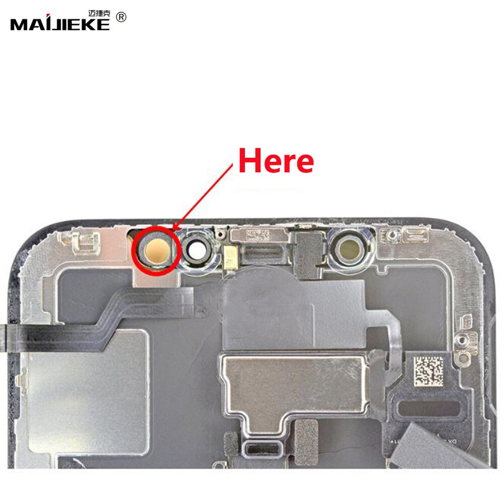 50PCS Front Camera (Small) Sponge Foam Slice Pads for iPhone X XR XS Max 11 pro max LCD Touch panel facial recognition Foam pads