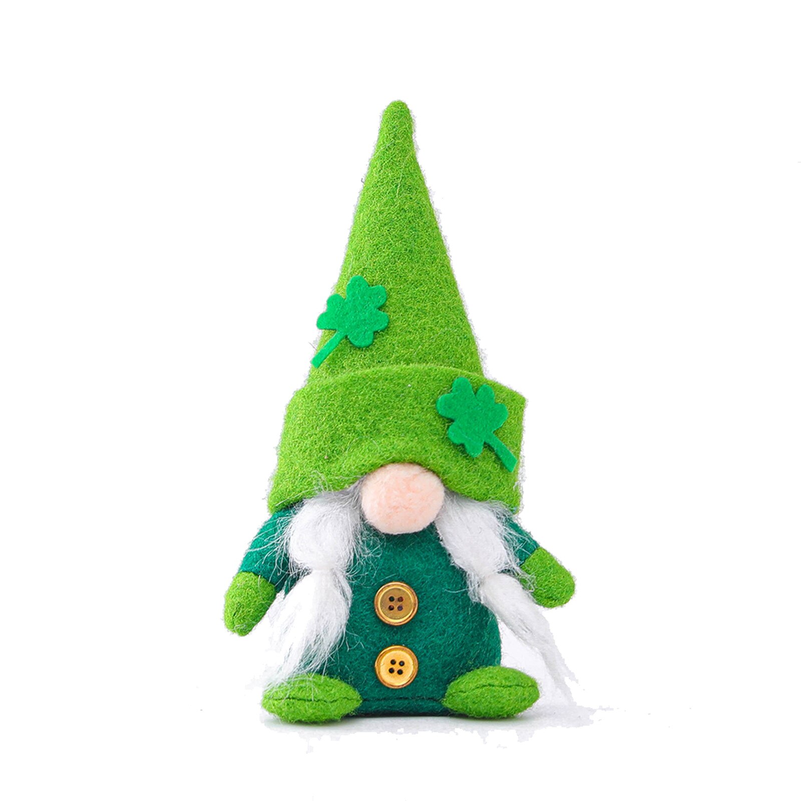 Poupée sans visage lot de 2 St.Patrick décorations de jour Gnome Tomte fait à la main lutin irlandais Nisse maison fête bricolage décorations: A