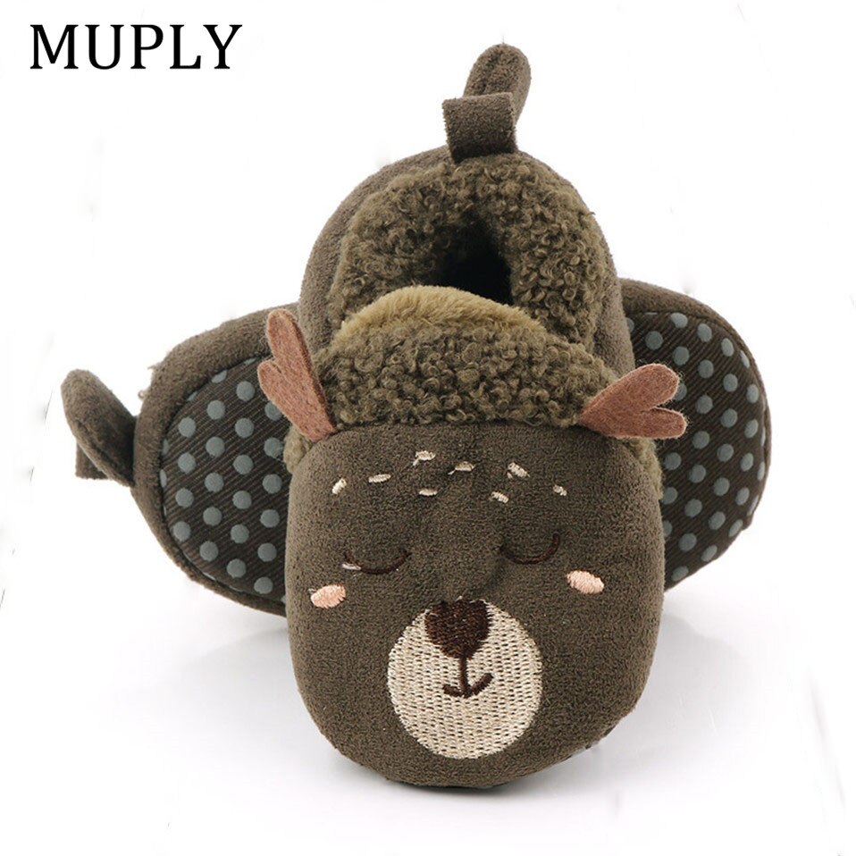 Zapatos adorables para bebé, zapatillas para bebé, niño y niña, zapatos de cuna de punto, zapatillas antideslizantes de dibujos animados para bebé