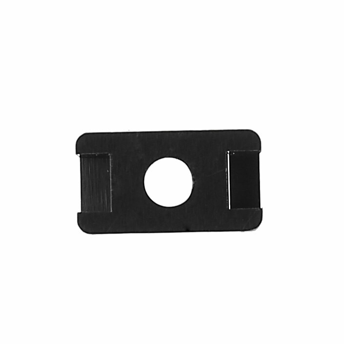 50 stk nylon fastgør beslag hjemmekontor kabelbinder mount base clips skrue type sadel form organisator vugger til ledningshåndtering