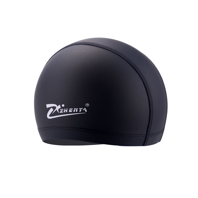 Swimming Caps Teens PU Waterproof Swimming Pool Hat Long Hair Swim Hats Ear Protector Flexible Colorful Diving Cap