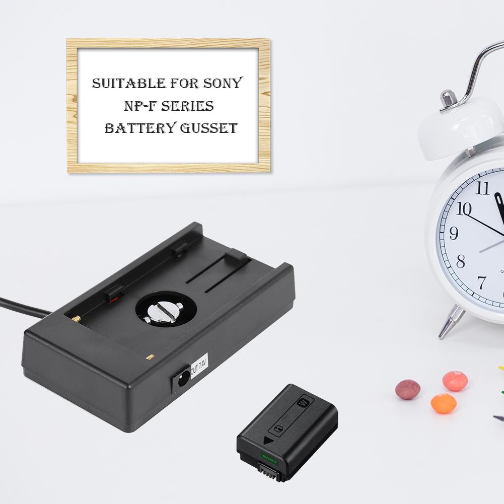 Geeignet Für Sony NP-F Serie Batterie Adapter Zwickel Mit 7,4 V DC 5,5 2,1 MM Stecker Mit Niedrigen Batterie Anzeige
