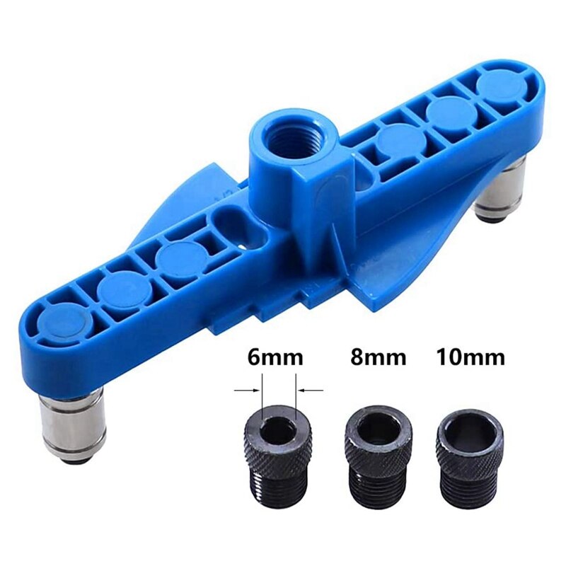 Treknagel Jig Met Centrum Kraspen Lijn Offset Systerm Voor Houtbewerking Boor Guide Tool