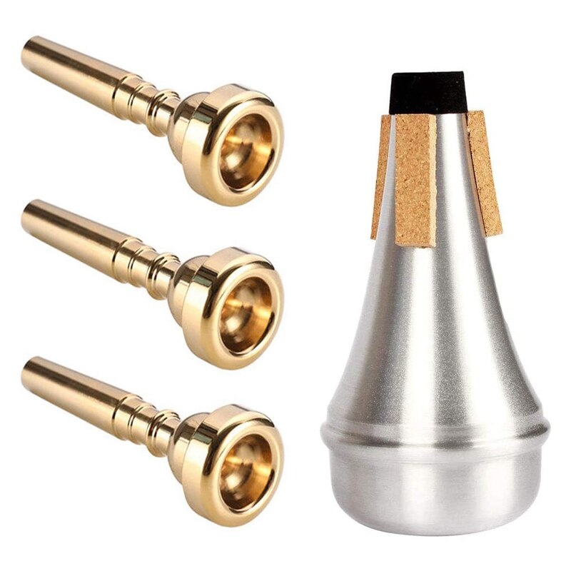Juego de boquillas de trompeta para Yamaha Bach Conn King, accesorios de repuesto para instrumentos musicales, 4 Uds.: Default Title