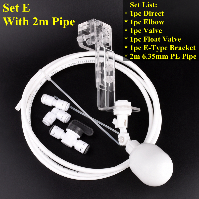 1/4 "6,35mm Wasser Spender Ball Schwimmer Ventil einstellen Aquarium Panzer Automatische Wasser Nachfüllen Adapter Einstellbare Höer Schwimmer ventil: Orange