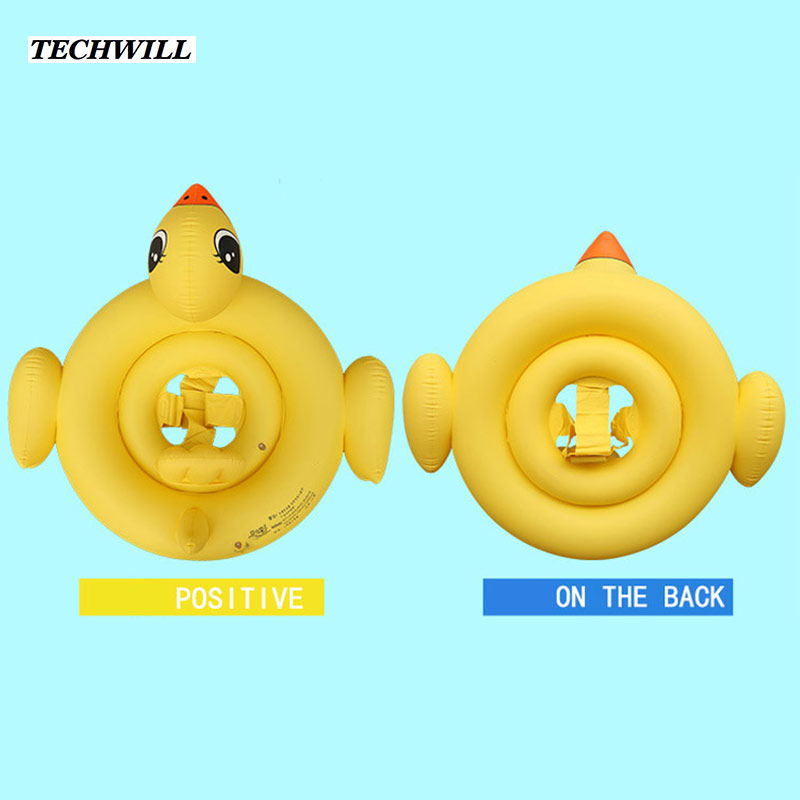 Crab Flamingo Inflatable Ring Baby Cute Swimming Rings For 1-6 Years Old Kids Animal Bathing Circle Swimming Pool Accessories
