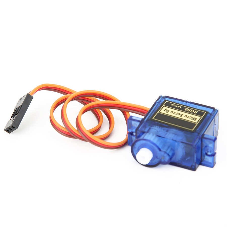 Servomotor fjernbetjening rc robotarm helikopter flytilbehør mikro servomotor  sg90 90 grader -180 graders legetøjsdele