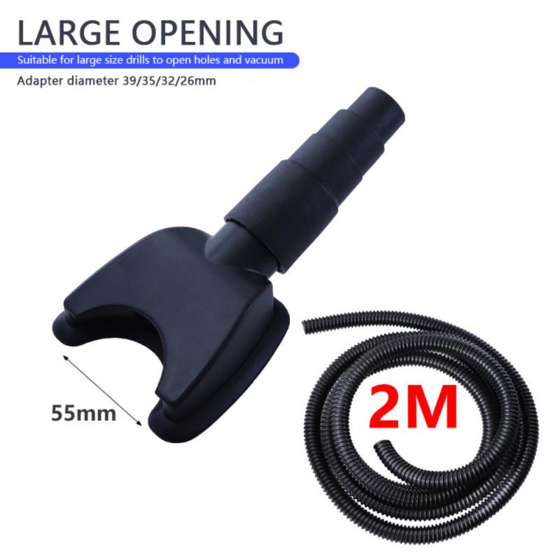Hands-Free Dust Collector Universial Electric Drill Dust Vacuum Suction Collector 2M Vacuum Tube Dustproof Device Power Tool: B x 2m Tube