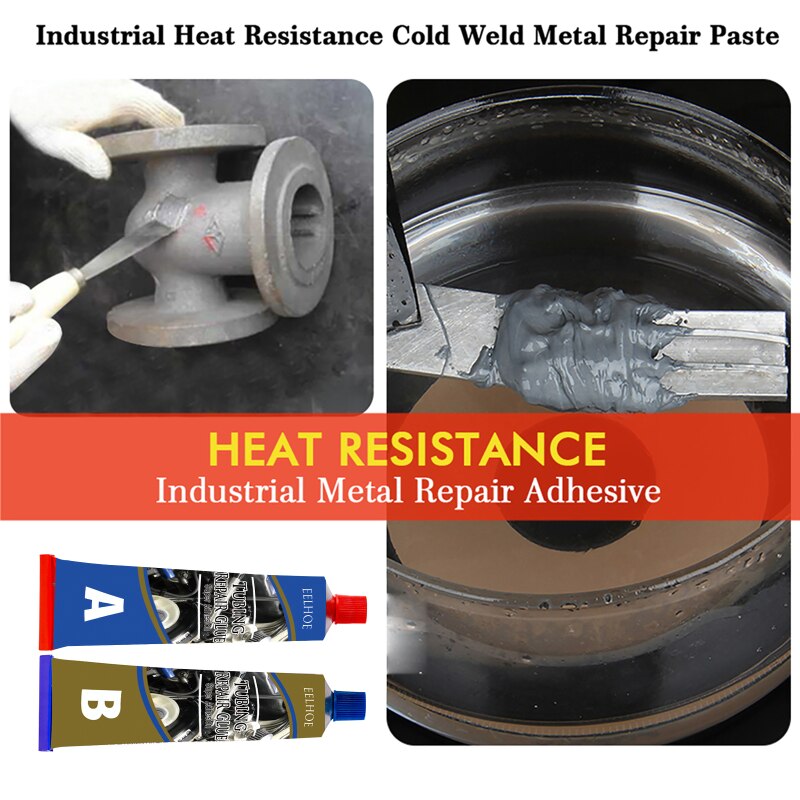 Cola para tanque de combustível de automóvel, cola para conserto de tanque de combustível, rodízios, cola para reparação, resistência à temperatura e óleo