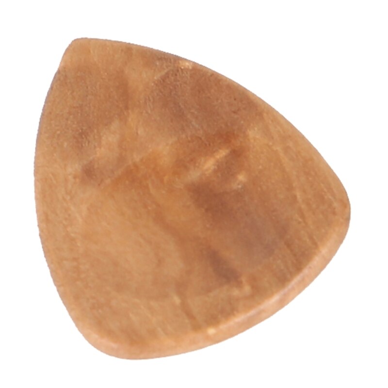 Akoestische gitaar plectrum van hout, hartvormige plectrums voor baspartijen  h58d: D