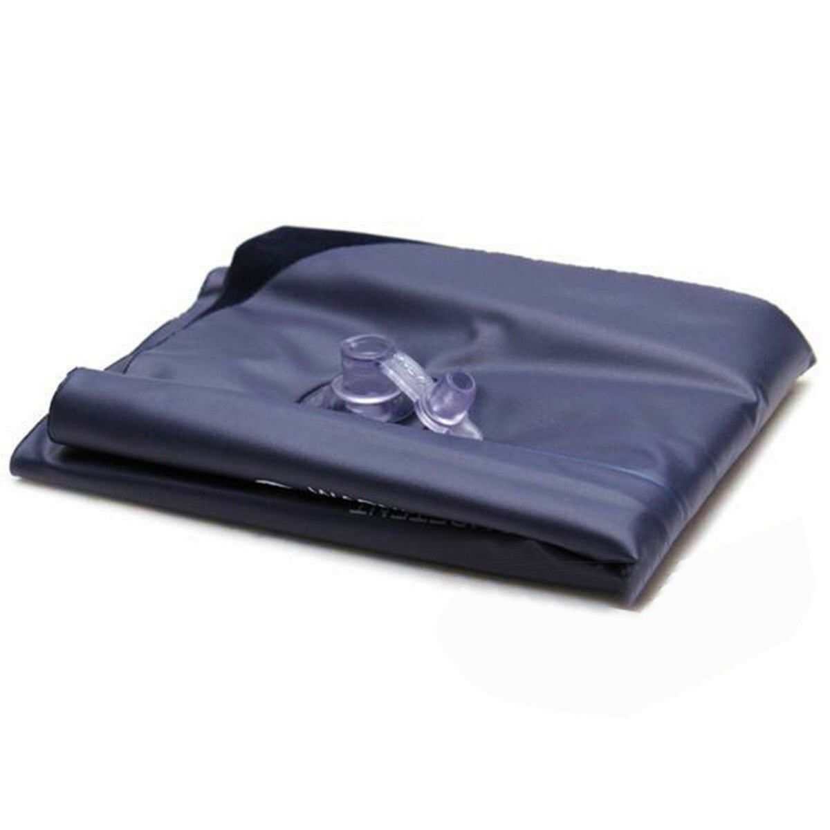 47x30cm Opvouwbare Kussen Outdoor Reizen Slaap Kussen Lucht Opblaasbare Draagbare Breken Rest Kussen Blauw PVC
