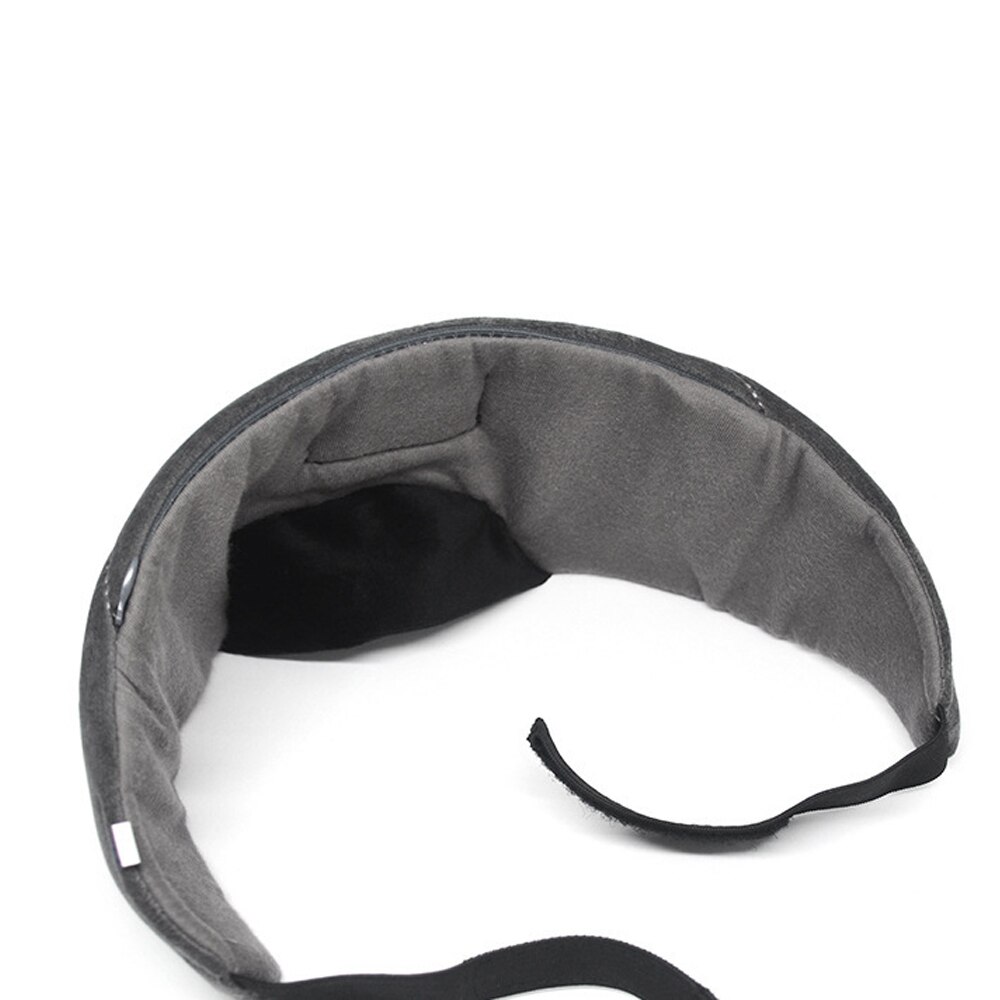 wireless Bluetooth 5.0 Eye Mask 3D Stereo Surround Sound Music call Headset Blackout Sleep Goggles Do not Press Ears