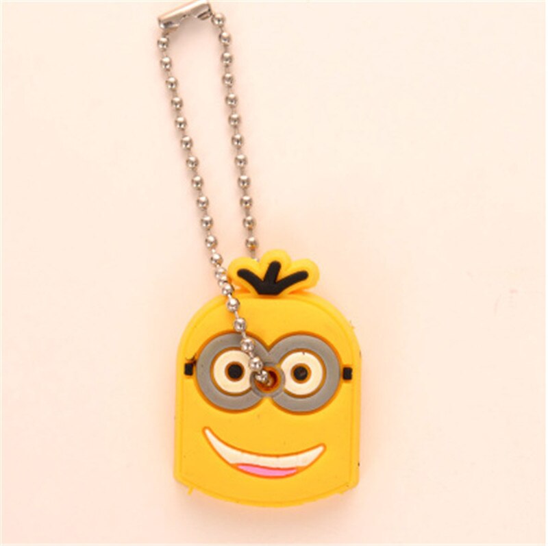 1PC Key Top Cover Cap Topper Keyring Cute Animal Multi Color Soft Plastic Key Cover for House Room Box Keys: 2