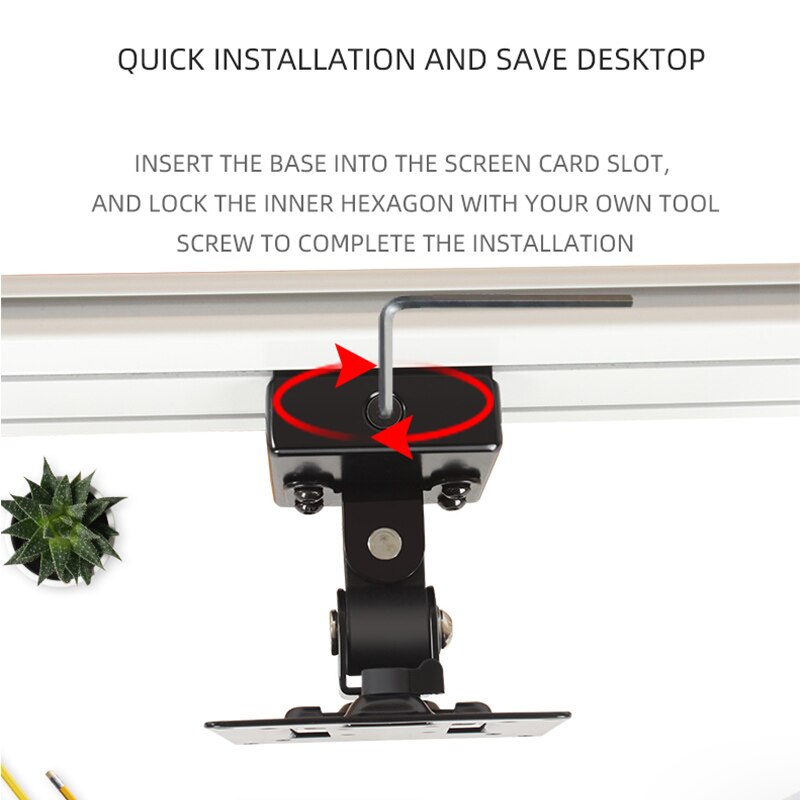 10"-32" Full Motion Monitor Mount Parts Tilt Swivel LCD Wall Bracket 360 Rotate Pc Pipe Stand Desk Organizer Suporte Arm P01