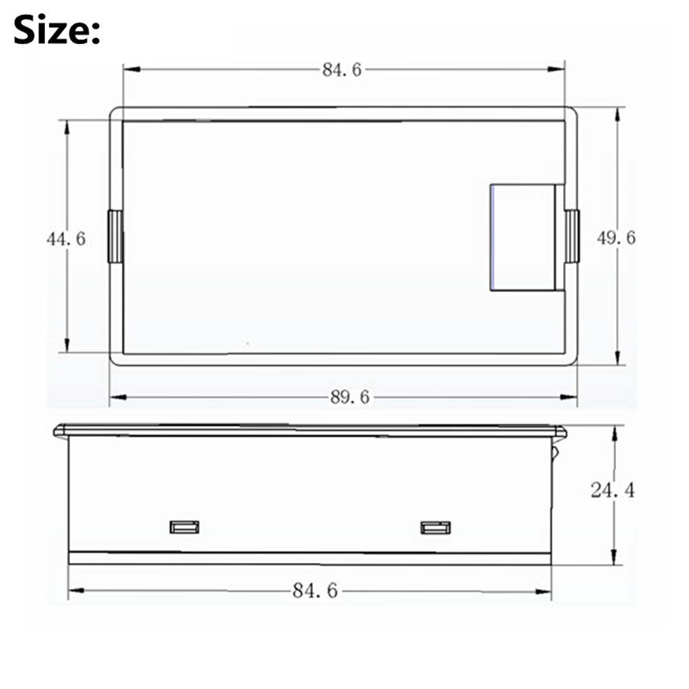 Digital ac spenningsmåler 100a/80 ~ 260v energimåler voltmeter amperemeter led panel monitor ct tilkobling strømmåler