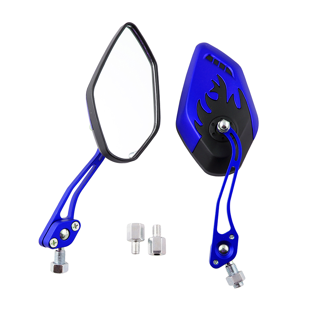 2 Stuks 8 Mm/10 Mm Universele Motorfiets Achteruitkijkspiegel Anti-Vertigo Moto Accessoires Cnc Achteruitkijkspiegel zijspiegels Montage Tool Bouten: MULTI