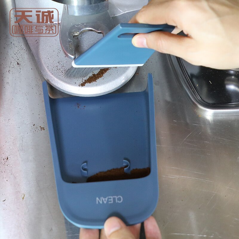 Brosse de nettoyage de comptoir pour grains de café, Machine de broyage, barre de poussière, petit ensemble d'outils pour café