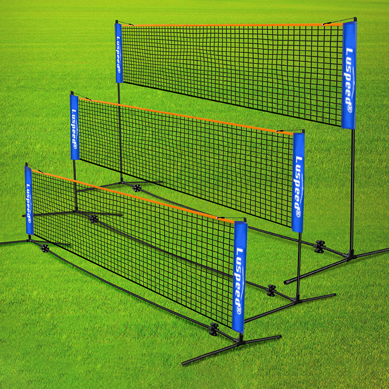 Portable Folding Standard Badminton Net Indoor Outdoor Sports Volleyball Tennis Training Square Nets Mesh