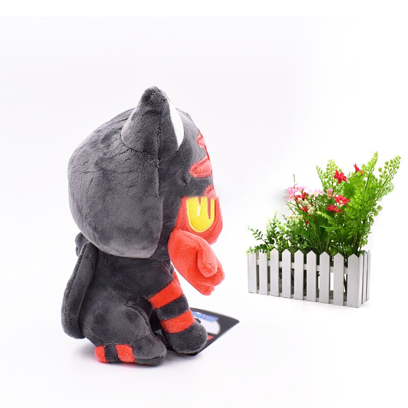 2 arten Ebene Puppen Litten Evolution Alola Incineroar Solgaleo Lunala SONNE/MOND Gefüllte Plüsch Puppe Weiche Heißer Spielzeug 20 cm-33 cm