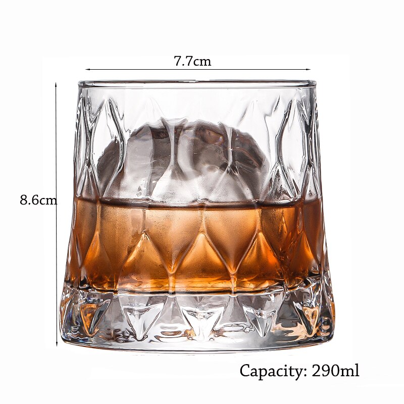 Whiskyglazen, Scotch Bril, ouderwetse Whisky Bril/Perfecte Voor Scotch Liefhebbers/Stijl Glaswerk Voor Bourbon/Rum: StarLight