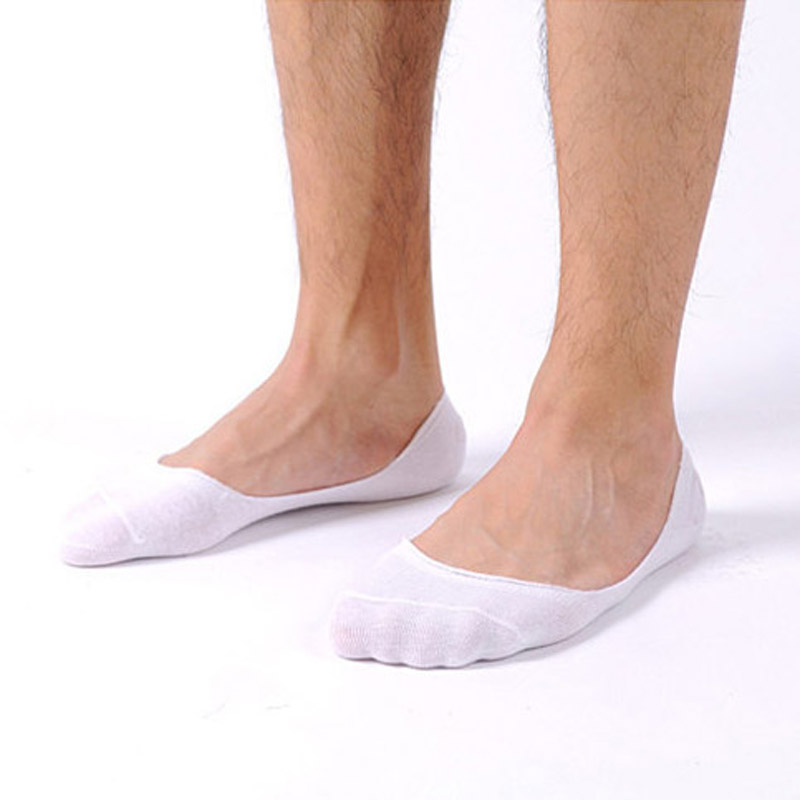 Mænd og kvinder sokker sneakers sneakers tynde lavvandede usynlige båd sports bomuld slip sokker @ 8