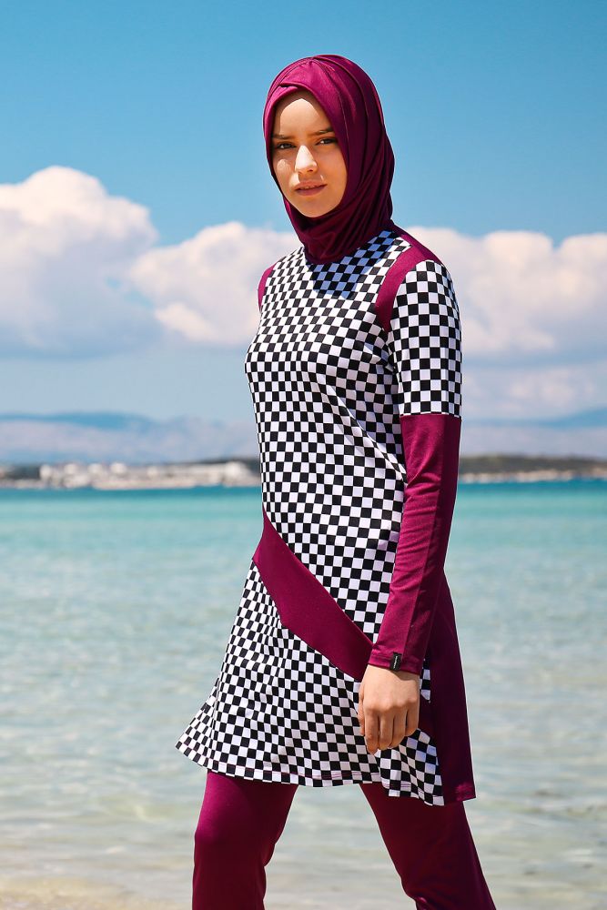 Marina 1940 islamitisch badpak maillot islamique burkini bescheiden moslim