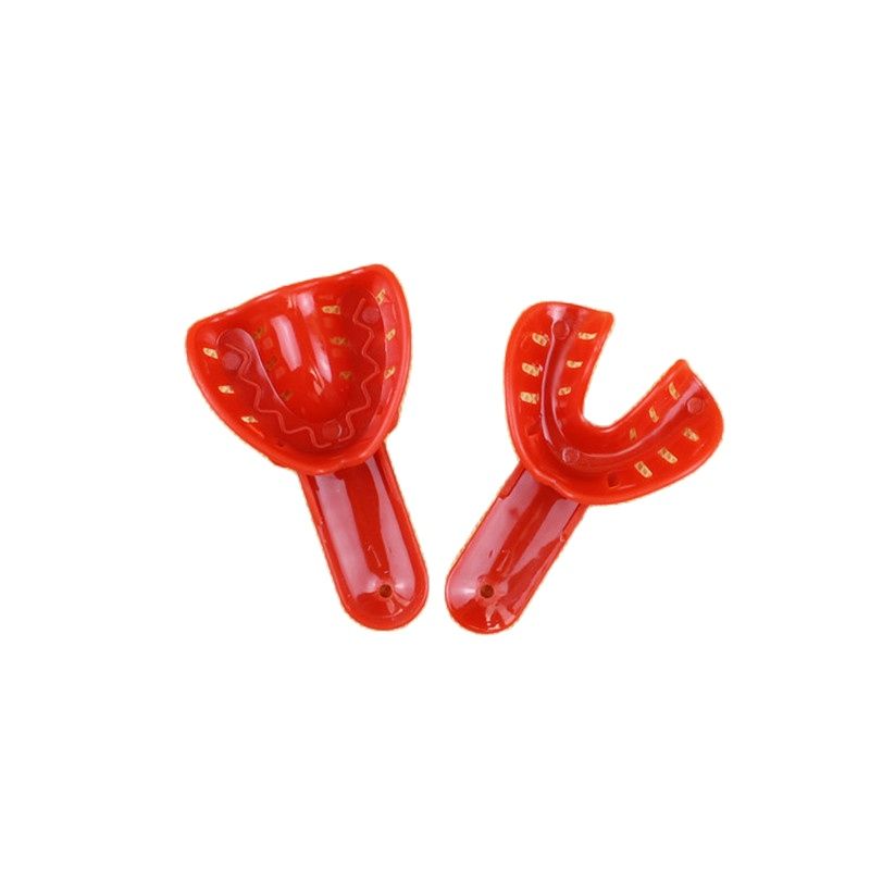 Plateaux à empreintes dentaires en plastique, 12 pièces, fournitures centrales dentaires, porte-dents pour adultes et enfants, outils de dentiste et de laboratoire