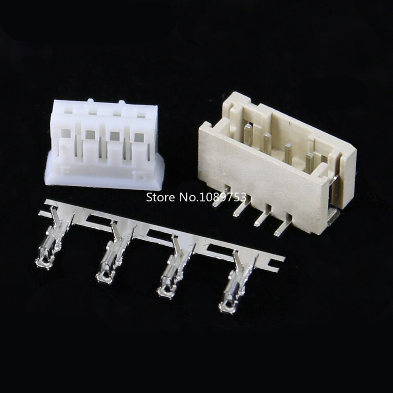 10Sets PH2.0 Connector 2.0mm Vertical / Horizontal SMD Pin Header 2/3/4/5/6/7/8P ( Plug male + Female + Terminal ) Kit