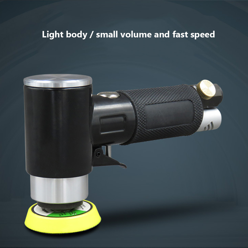 2inch Mini Orbital Air SanderPneumatic Polishing Grinding Machine Air Tools Buffer Dual Action Orbital Polisher for Car