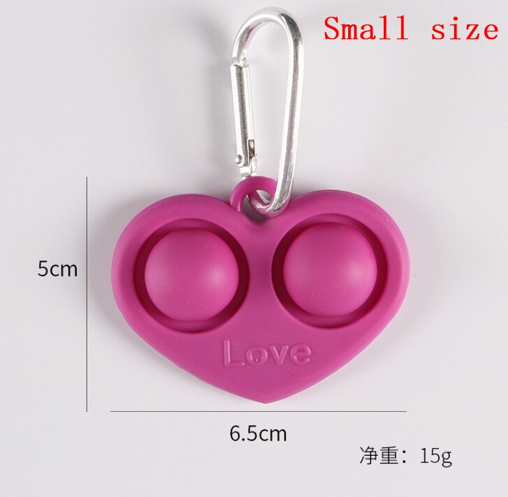 Big Size Popsits Push Bubble Fidget Toys Adult Stress Relief Toy Antistress Popsits Soft Squishy Anti-Stress Box: F