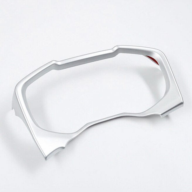 ABS Silver Dashboard Decorative Frame Trim Dash Panel Frame Trim Cover for Toyota RAV4 ( Left Rudder)