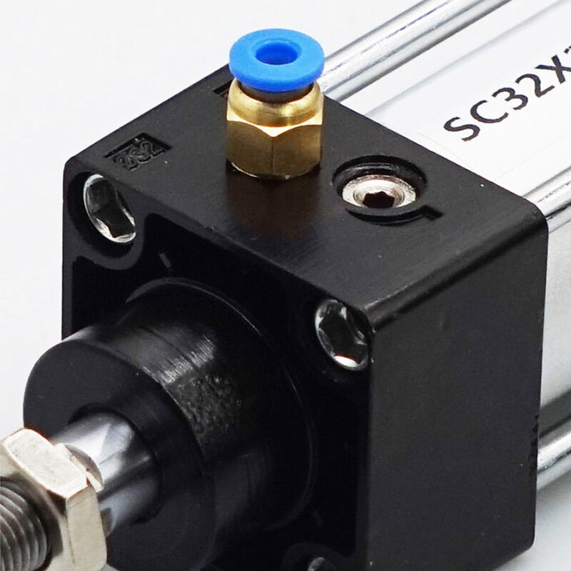 50 stk/en masse pneumatisk kobling luftkobling hurtigkobling  pc4-m5/4-01/6-01/6-02 1/8 " 1/4 " 3/8 " 1/2 " utvendig gjenge