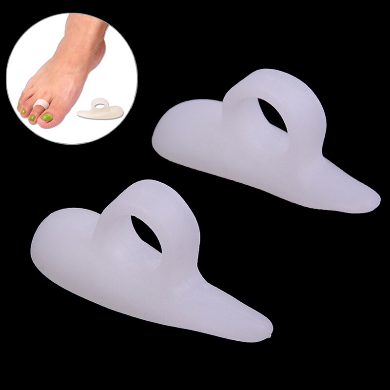 1 Pair Feet soft Gel Silicone Foot Fingers Toe Separator Foot Care