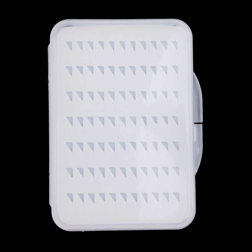 Fly Fishing Box Super Slim Waterproof Fishing Flies Lure Hooks Baits Box, 3 Size