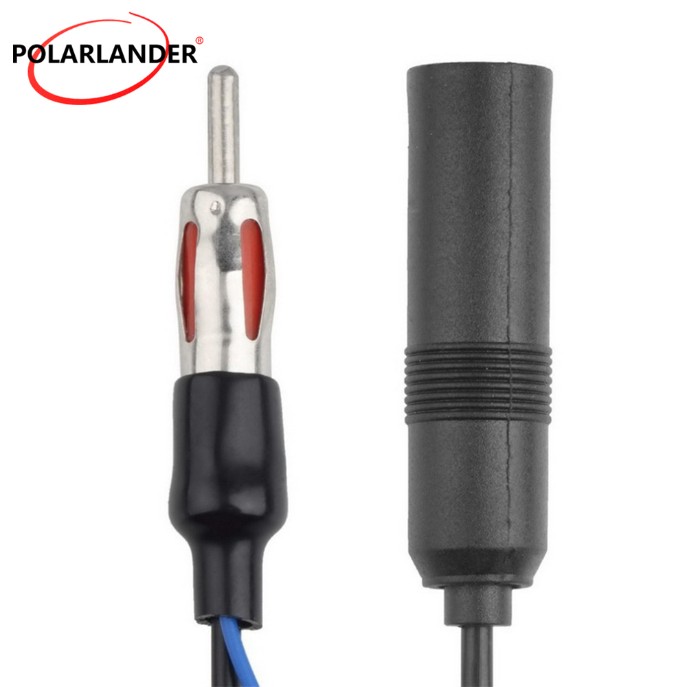 Polarlander Antena de amplificador12-24V Booster Signaal Amp Versterker Auto FM/AM Stereo Radio Inline Antenne